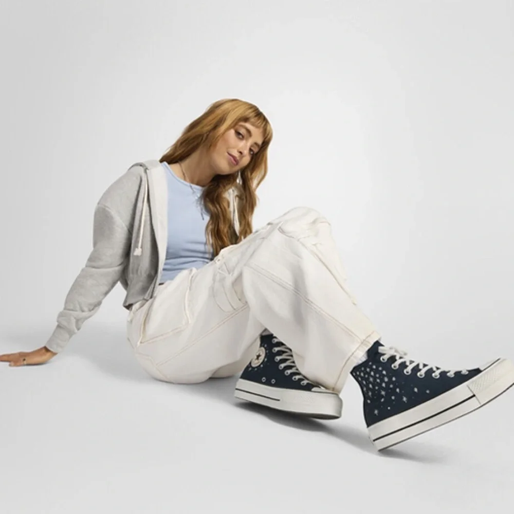 Converse Chuck Taylor All Star Lift Platform Cosmic Sneakers Size 5 NEW - Picture 16 of 16
